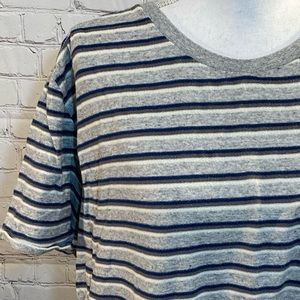 MODERN AMUSEMENT Striped Pocket Tee